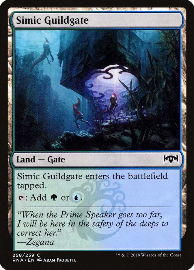 Simic Guildgate (258) - Ravnica Allegiance (RNA)