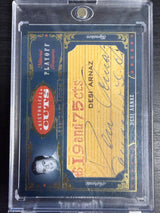 2008 Playoff National Treasures #20 Desi Arnaz Historical Cuts 1/1