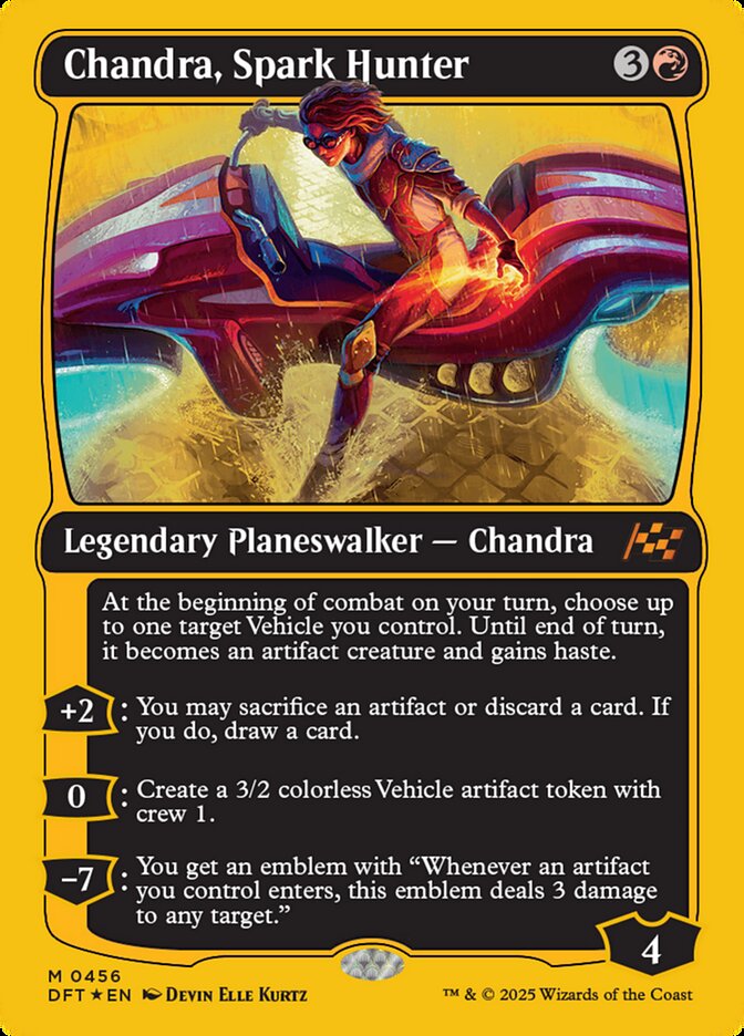 Chandra, Spark Hunter - [First Place Foil] Aetherdrift (DFT)