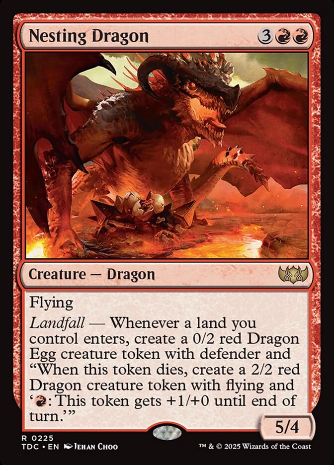 Nesting Dragon (225) - Tarkir: Dragonstorm Commander (TDC)