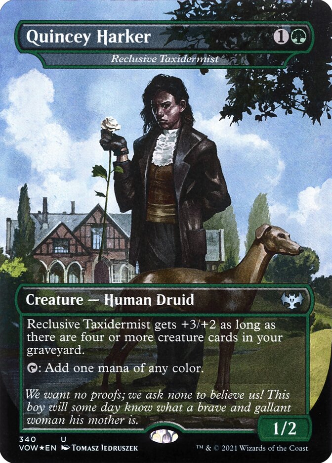 Quincey Harker - Reclusive Taxidermist (340) - Innistrad: Crimson Vow (VOW)
