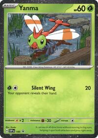 Yanma - 185 (Cosmos Holo) (185) - SV: Scarlet & Violet Promo Cards (SVP)