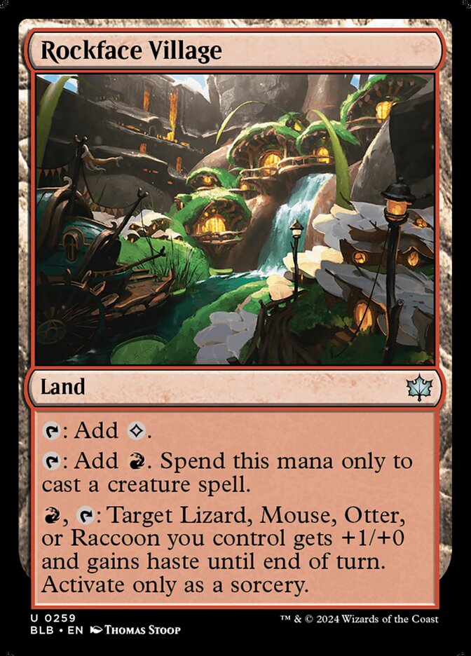 Rockface Village - [Foil] Bloomburrow (BLB)