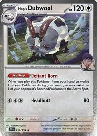 Hop's Dubwool (Cosmos Holo) (136) - Miscellaneous Cards & Products (MCAP)
