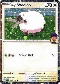 Hop's Wooloo - 135/159 (Cosmos Holo) (135) - Miscellaneous Cards & Products (MCAP)