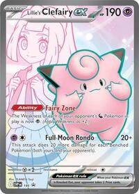 Lillie's Clefairy ex - (195) - SV: Scarlet & Violet Promo Cards (SVP)