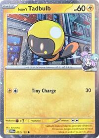 Iono's Tadbulb - 052/159 (Cosmos Holo) (52) - Miscellaneous Cards & Products (MCAP)