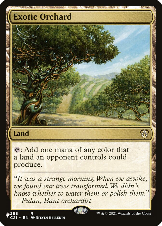 Exotic Orchard - The List (PLST)