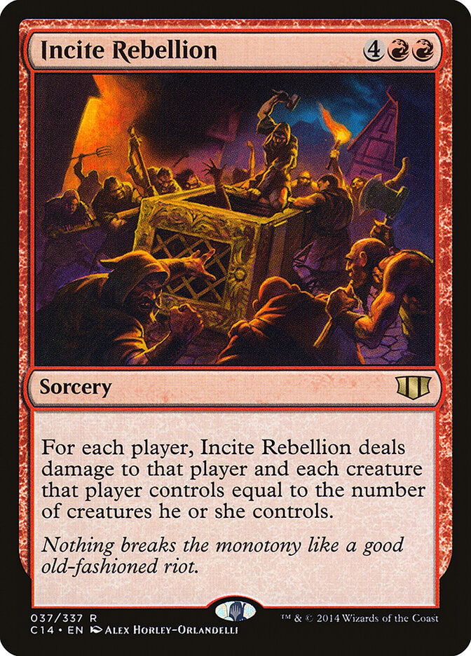Incite Rebellion (37) - Commander 2014 (C14)
