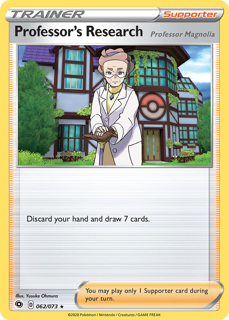 Professor's Research (Professor Magnolia) (62/73) - [Reverse Holo] Champion's Path (CPA)