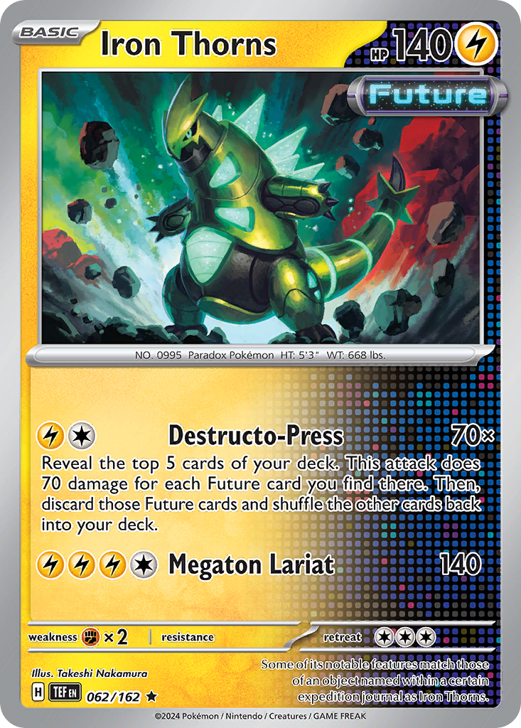 Iron Thorns (62/162) - [Reverse Holo] Temporal Forces (TEF)