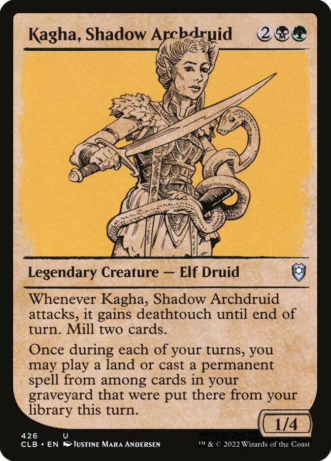 Kagha, Shadow Archdruid (426) - Commander Legends: Battle for Baldur's Gate (CLB)