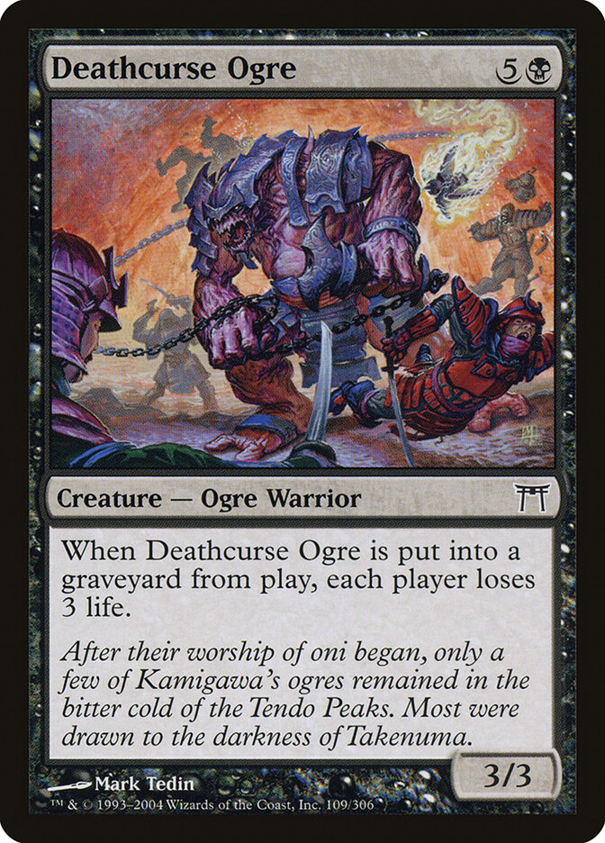 Deathcurse Ogre (109) - Champions of Kamigawa (CHK)
