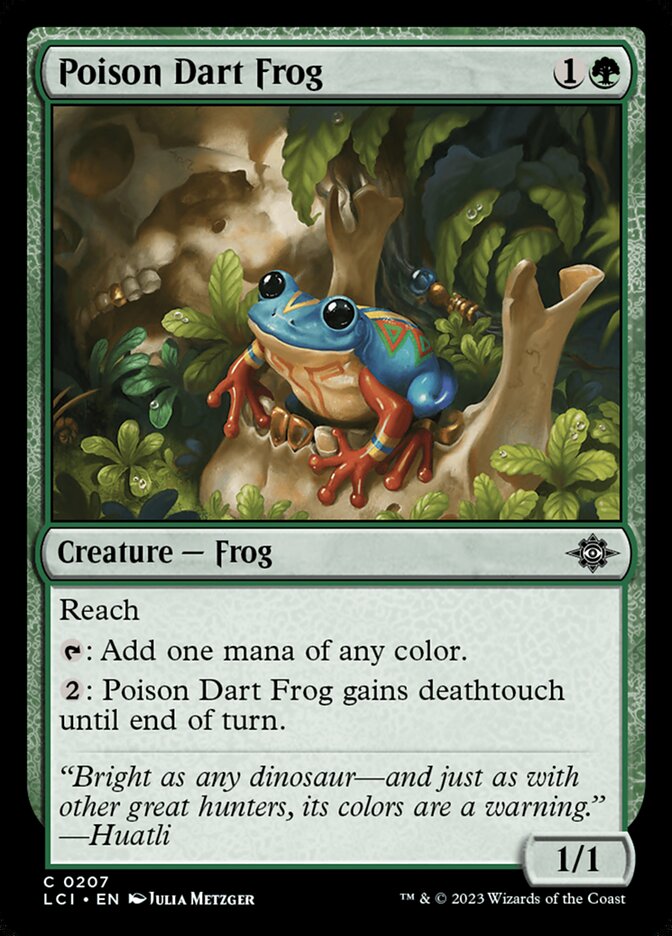 Poison Dart Frog (207) - The Lost Caverns of Ixalan (LCI)