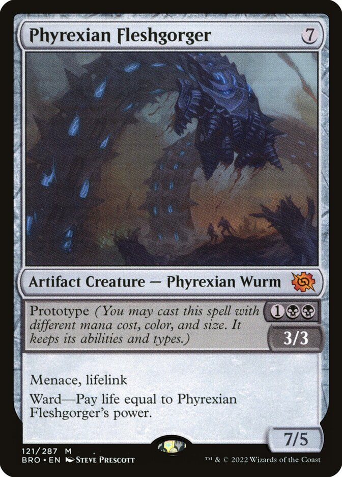 Phyrexian Fleshgorger (121) - The Brothers' War (BRO)