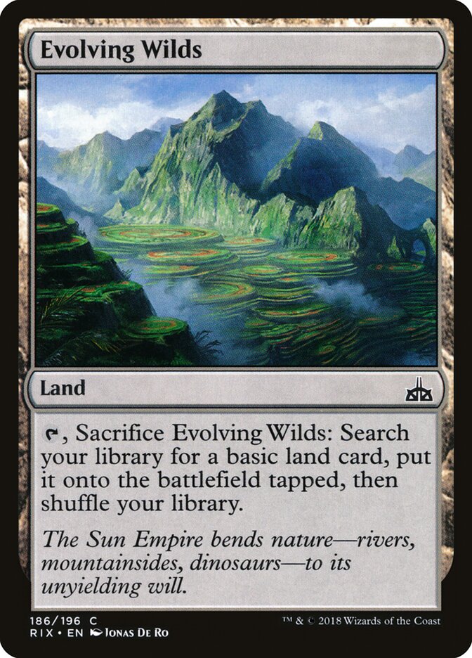 Evolving Wilds (186) - Rivals of Ixalan (RIX)