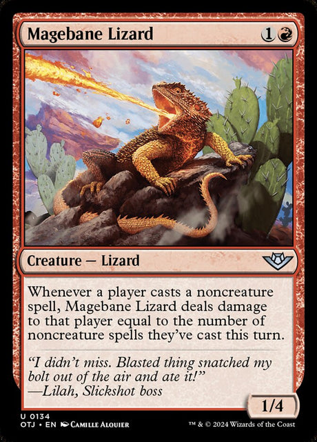 Magebane Lizard (134) - Outlaws of Thunder Junction (OTJ)