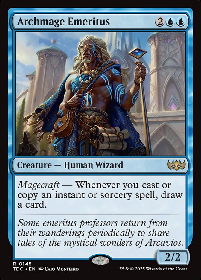 Archmage Emeritus (145) - Tarkir: Dragonstorm Commander (TDC)