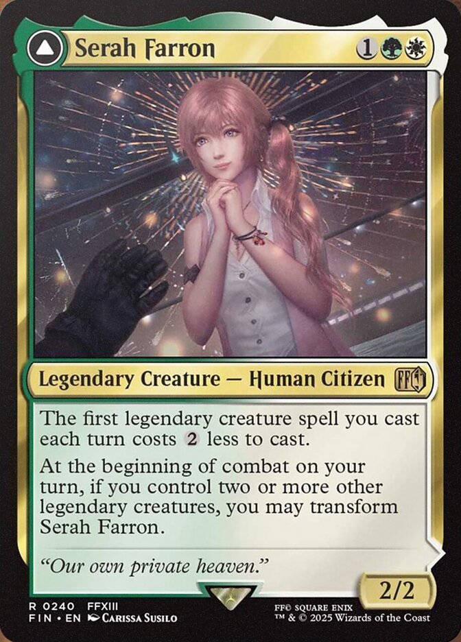 Serah Farron // Crystallized Serah (240) - [Foil] Final Fantasy (FIN)