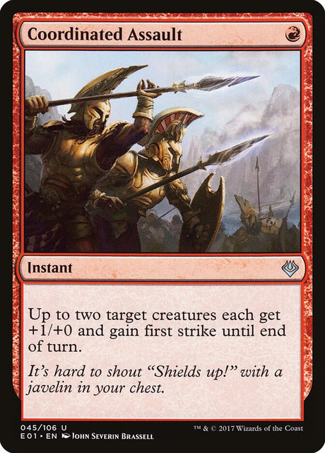 Coordinated Assault (45) - Archenemy: Nicol Bolas (E01)