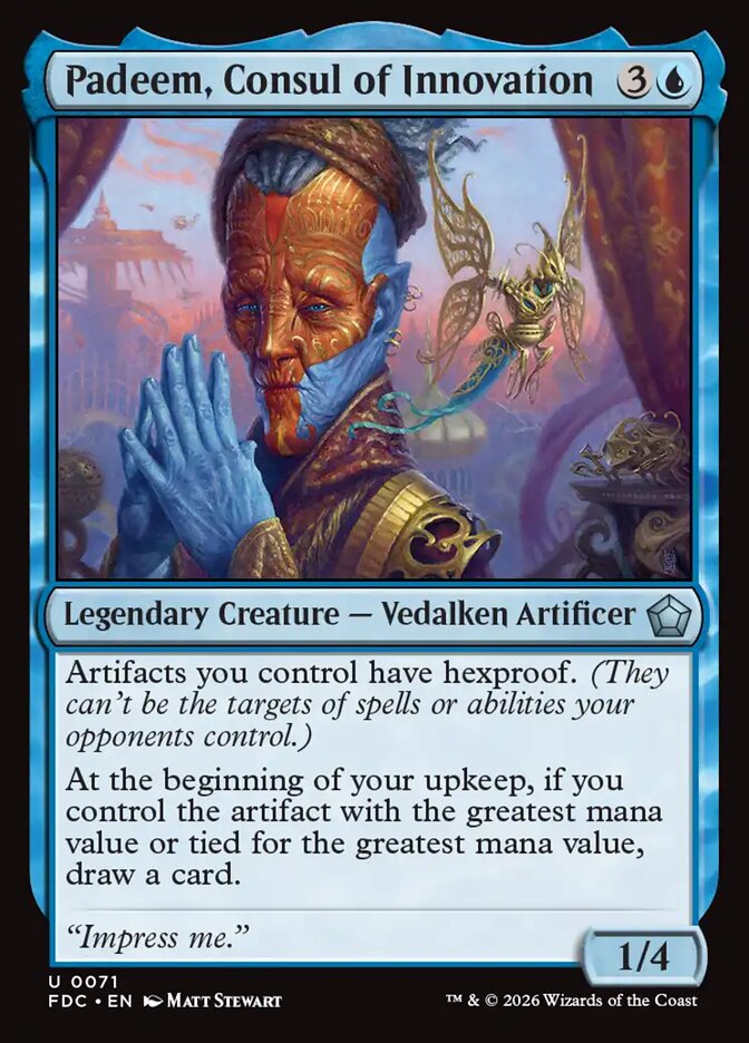 Padeem, Consul of Innovation (71) - Foundations Commander (FDC)