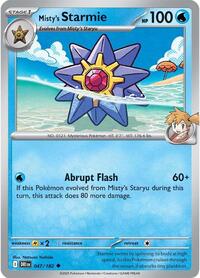 Mistys Starmie (47) - SV10: Destined Rivals (DRI)