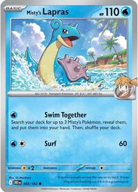 Mistys Lapras (50) - SV10: Destined Rivals (DRI)