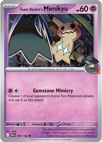 Team Rockets Mimikyu (87) - SV10: Destined Rivals (DRI)