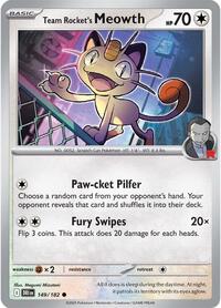 Team Rockets Meowth (149) - SV10: Destined Rivals (DRI)