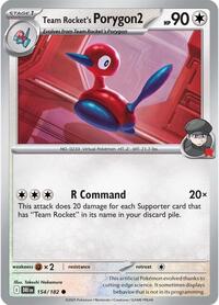 Team Rockets Porygon2 (154) - SV10: Destined Rivals (DRI)