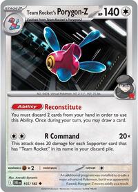 Team Rockets Porygon Z (155) - SV10: Destined Rivals (DRI)
