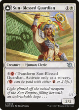 Sun-Blessed Guardian // Furnace-Blessed Conqueror (38) - March of the Machine (MOM)