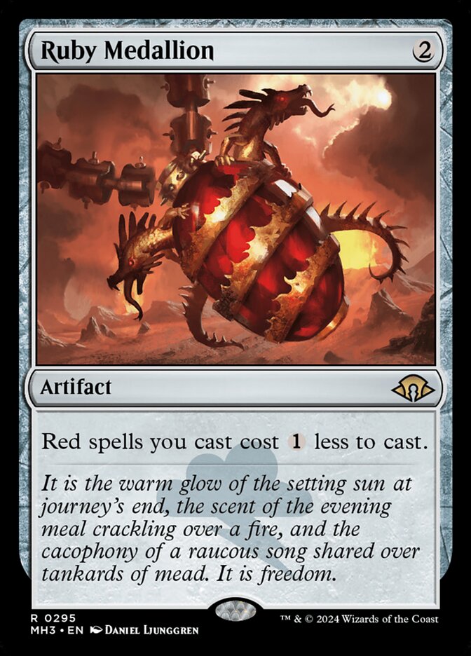 Ruby Medallion (295) - Modern Horizons 3 (MH3)