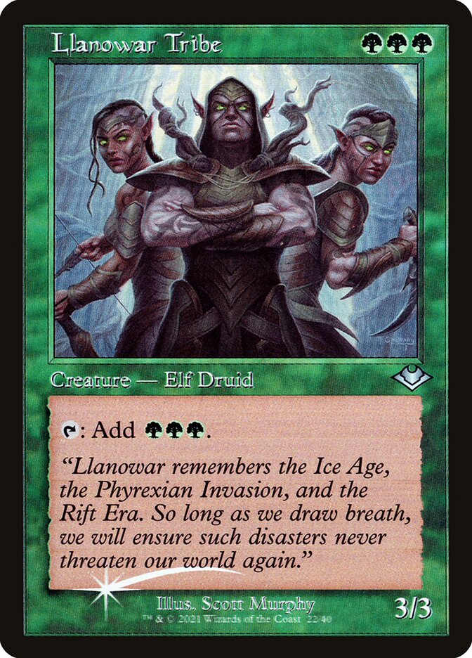 Llanowar Tribe (22) - Modern Horizons 1 Timeshifts (H1R)