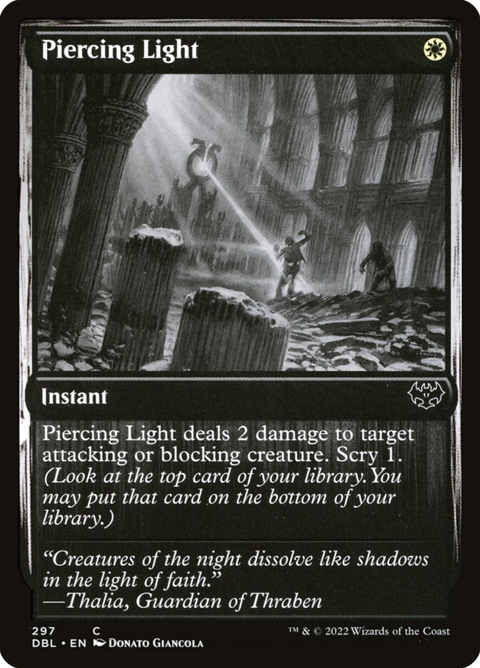 Piercing Light - [Foil] Innistrad: Double Feature (DBL)