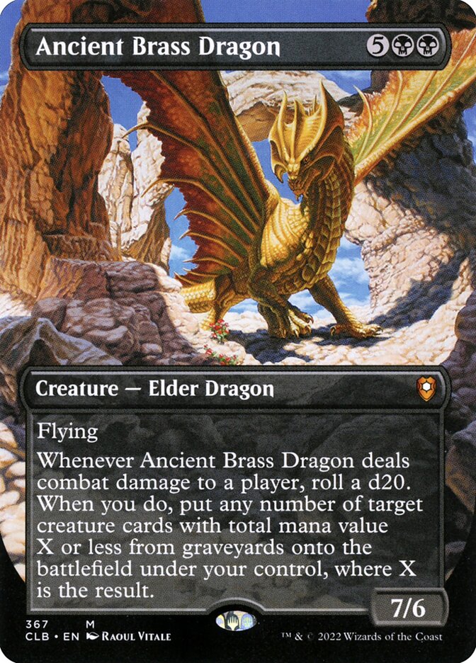Ancient Brass Dragon (367) - Commander Legends: Battle for Baldur's Gate (CLB)