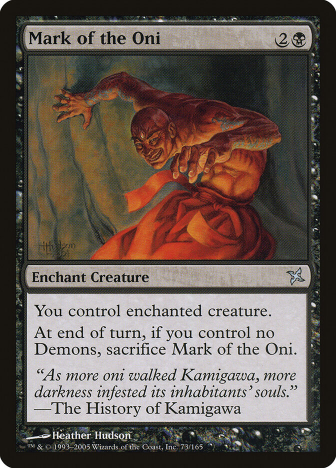 Mark of the Oni (73) - Betrayers of Kamigawa (BOK)