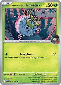 Team Rockets Tarountula (19) - SV10: Destined Rivals (DRI)