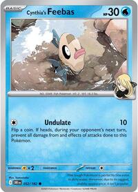 Cynthias Feebas (52) - SV10: Destined Rivals (DRI)