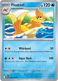 Floatzel (58) - SV10: Destined Rivals (DRI)