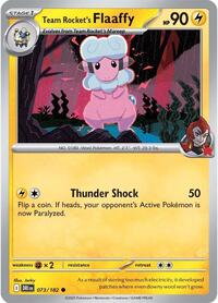 Team Rockets Flaaffy (73) - SV10: Destined Rivals (DRI)