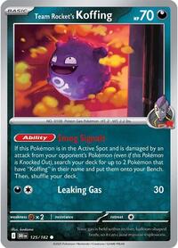 Team Rockets Koffing (125) - SV10: Destined Rivals (DRI)