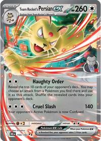 Team Rockets Persian ex (150) - SV10: Destined Rivals (DRI)