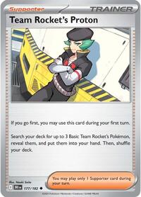 Team Rockets Proton (177) - SV10: Destined Rivals (DRI)