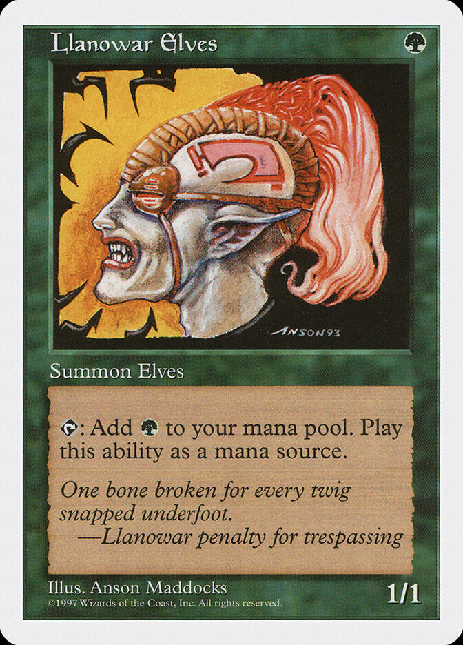 Llanowar Elves (313) - Fifth Edition (5ED)