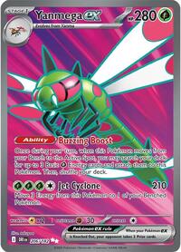 Yanmega ex (206) - SV10: Destined Rivals (DRI)