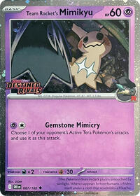 Team Rocket's Mimikyu (Prerelease) (87) - Miscellaneous Cards & Products (MCAP)