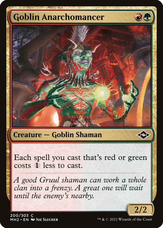 Goblin Anarchomancer (200) - Modern Horizons 2 (MH2)