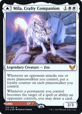 Mila, Crafty Companion // Lukka, Wayward Bonder (153s) - Strixhaven: School of Mages Promos (PSTX)