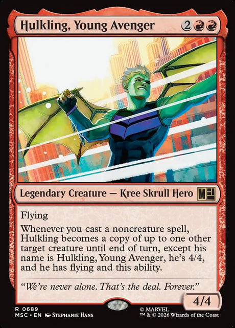 Hulkling, Young Avenger (689) - Marvel Super Heroes Commander (MSC)